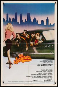 8y926 WANDERERS 1sh '79 Ken Wahl in Kaufman's 1960s New York City teen gang cult classic!