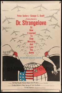 8z208 DR. STRANGELOVE 40x60 '64 Stanley Kubrick classic, Sellers, Tomi Ungerer art!