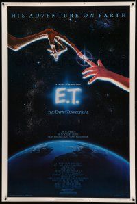 8z210 E.T. THE EXTRA TERRESTRIAL 40x60 '82 Steven Spielberg classic, iconic John Alvin art!