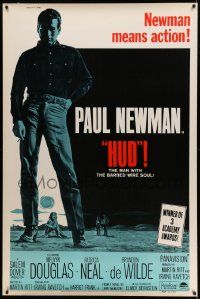 8z213 HUD 40x60 R67 Paul Newman is the man with the barbed wire soul, Martin Ritt classic!