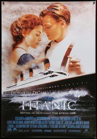 8z254 TITANIC 40x58 French commercial poster '97 Leonardo DiCaprio, Kate Winslet, James Cameron!