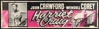 8z173 HARRIET CRAIG paper banner '50 wonderful romantic art and image of Joan Crawford!