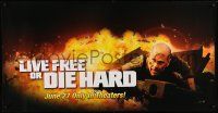 8z270 LIVE FREE OR DIE HARD 26x50 special '07 Timothy Olyphant, great image of Bruce Willis!