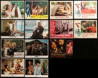 9a216 LOT OF 13 LOBBY CARDS '60s-80s great scenes from a variety of different movies!