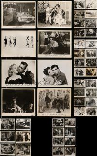 9a115 LOT OF 62 1950S 8X10 STILLS '50s great scenes from a variety of different movies!