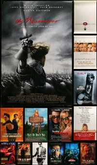 9a572 LOT OF 16 UNFOLDED MOSTLY DOUBLE-SIDED 27X40 ONE-SHEETS '90s-00s cool movie images!