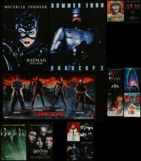 9a095 LOT OF 14 UNFOLDED MINI POSTERS '80s-10s great images from a variety of different movies!
