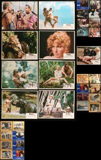 9a212 LOT OF 33 LOBBY CARDS '60s-80s incomplete sets from a variety of different movies!