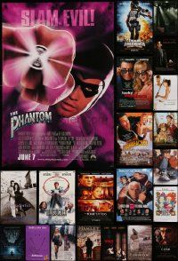 9a493 LOT OF 31 UNFOLDED DOUBLE-SIDED 27X40 ONE-SHEETS '90s-00s a variety of cool movie images!