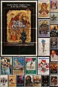 9a184 LOT OF 36 FOLDED ONE-SHEETS '70s-80s great images from a variety of different movies!