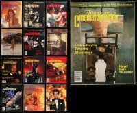 9a020 LOT OF 13 AMERICAN CINEMATOGRAPHER MAGAZINES '95-96 filled with movie images & information!