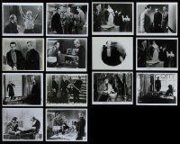 9a362 LOT OF 14 BLACK CAT REPRO 8X10 STILLS '70s Boris Karloff & Bela Lugosi together in most!