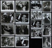 9a355 LOT OF 16 INVISIBLE RAY REPRO 8X10 STILLS '70s Boris Karloff & Bela Lugosi in most scenes!