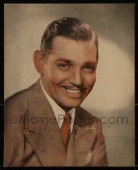 9a059 LOT OF 18 CLARK GABLE 8X10 PICTURE FRAME INSERTS '30s great smiling portrait!