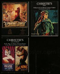 9a008 LOT OF 3 CHRISTIE'S AUCTION CATALOGS '90s filled with images of the best movie posters!