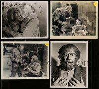 9a448 LOT OF 4 MAD MONSTER REPRO 8X10 STILLS '70s wacky werewolf monsters shown in most scenes!