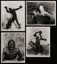 9a444 LOT OF 4 REVENGE OF THE CREATURE REPRO 8X10 STILLS '70s all with great monster images!