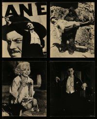 9a452 LOT OF 4 DELUXE 1972 8X10 REPRO PHOTOS '72 Citizen Kane, Marilyn Monroe, Dracula & more!