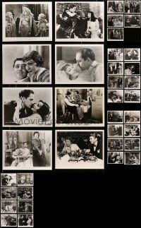 9a429 LOT OF 53 CLAUDETTE COLBERT REPRO 8X10 STILLS '80s the leading lady in a variety of movies!