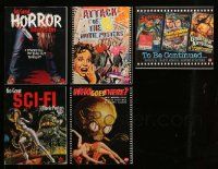 9a015 LOT OF 5 BRUCE HERSHENSON HORROR/SCI-FI SOFTCOVER MOVIE BOOKS '00s color poster images!