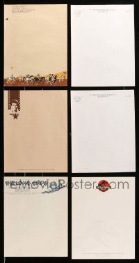 9a004 LOT OF 6 LETTERHEADS '60s-90s Ty Cobb, Muhammad Ali, Columbia Pictures & more!