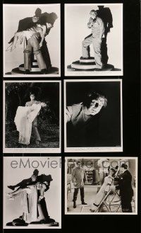 9a424 LOT OF 6 MAN MADE MONSTER REPRO 8X10 STILLS '70s Lon Chaney Jr. shown in every scene!