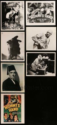 9a410 LOT OF 7 MUMMY'S HAND REPRO 8X10 STILLS '70s monster Tom Tyler + cool title card image!