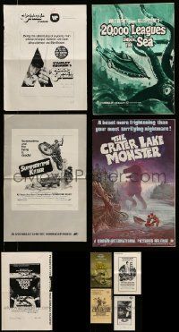 9a260 LOT OF 9 CUT PRESSBOOKS '70s advertising images from a variety of different movies!