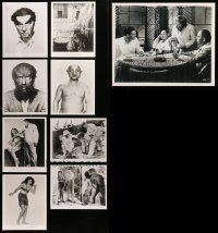 9a395 LOT OF 9 ISLAND OF LOST SOULS REPRO 8X10 STILLS '70s Bela Lugosi & others as manimals!