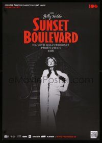 9b246 SUNSET BOULEVARD Czech 24x33 R12 different image of Gloria Swanson, Erich von Stroheim!