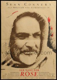 9b101 NAME OF THE ROSE East German 11x16 '87 Der Name der Rose, Connery as monk!