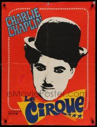 9b457 CIRCUS French 23x30 R70s Charlie Chaplin slapstick classic!