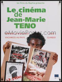 9b466 LE CINEMA DE JEAN-MARIE TENO 2-sided French 24x32 '00s the director by D. Bergounhoux!