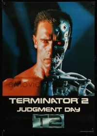 9b968 TERMINATOR 2 teaser Japanese '91 completely different image of cyborg Arnold Schwarzenegger!
