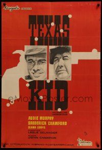 9b581 TEXICAN Spanish '66 cowboy Audie Murphy is the Texican, Broderick Crawford, art by MCP!