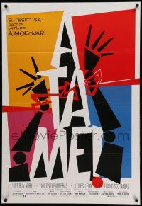 9b583 TIE ME UP! TIE ME DOWN! Spanish '89 Pedro Almodovar's Atame!, Antonio Banderas, cool art!