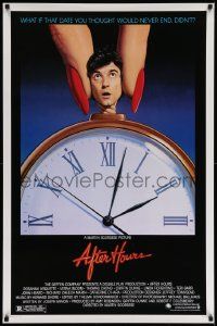 9c029 AFTER HOURS style B 1sh '85 Martin Scorsese, Rosanna Arquette, great art by Mattelson!