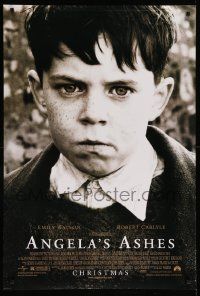 9c046 ANGELA'S ASHES advance DS 1sh '99 Alan Parker, black-and-white close-up of freckled boy!