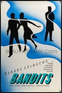 9c057 ATTENTION BANDITS 1sh '88 Claude Lelouch's story of betrayal, murder & revenge!