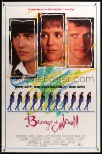 9c100 BENNY & JOON 1sh '93 Johnny Depp, Mary Stuart Masterson, Quinn, romance on the brink!