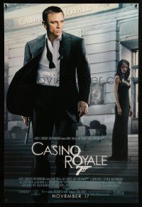 9c163 CASINO ROYALE advance 1sh '06 Daniel Craig as James Bond & sexy Eva Green!