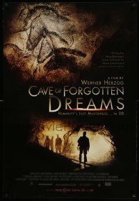 9c167 CAVE OF FORGOTTEN DREAMS 1sh '10 Werner Herzog directed, Chauvet Cave drawings!
