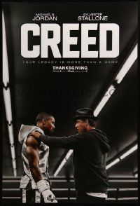 9c192 CREED teaser DS 1sh '15 image of Sylvester Stallone as Rocky Balboa with Michael Jordan!
