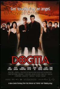 9c234 DOGMA 1sh '99 Kevin Smith, Ben Affleck, Matt Damon, Alan Rickman, get touched by an angel!