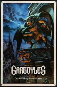 9c316 GARGOYLES TV 1sh '94 Disney, striking fantasy cartoon artwork of Goliath!