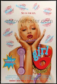 9c322 GIRL 6 style B int'l DS 1sh '96 Spike Lee directs & stars, Theresa Randle, Six is for Sex!