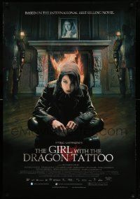 9c325 GIRL WITH THE DRAGON TATTOO DS 1sh '09 Stieg Larsson's novel, Noomi Rapace!