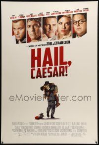 9c350 HAIL, CAESAR DS 1sh '16 Joel & Ethan Coen, Brolin, Clooney, Johansson, great images of cast!