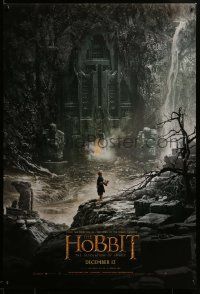 9c383 HOBBIT: THE DESOLATION OF SMAUG teaser DS 1sh '13 cool image of Bilbo outside Erebor!
