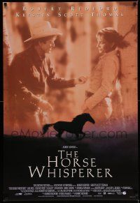 9c387 HORSE WHISPERER DS 1sh '98 star & director Robert Redford, cool running horse image!